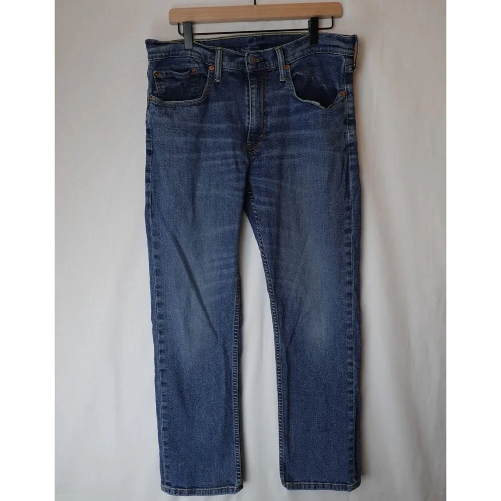 Levi's 559 Relaxed Straight Jeans Men's 34x29 Blue Denim Casual Comfort Fit